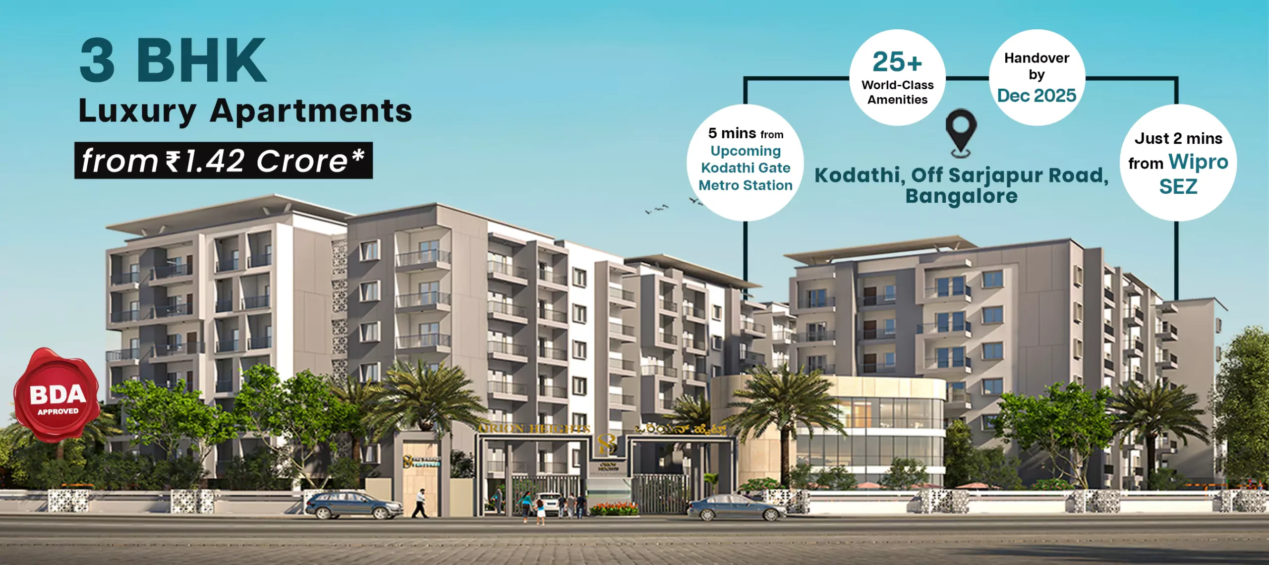 Sri Balaji Orion Heights Web Banner